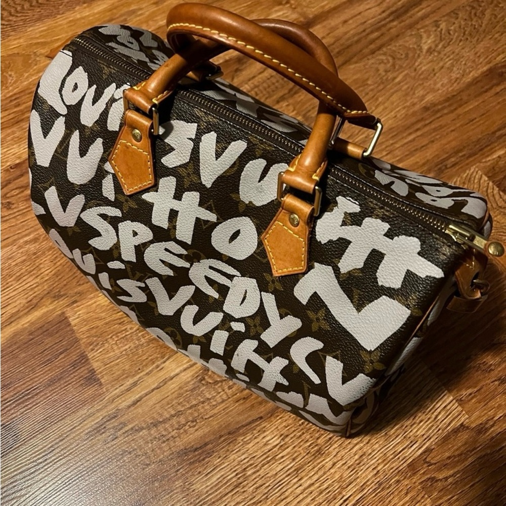 Louis Vuitton graffiti speedy bag